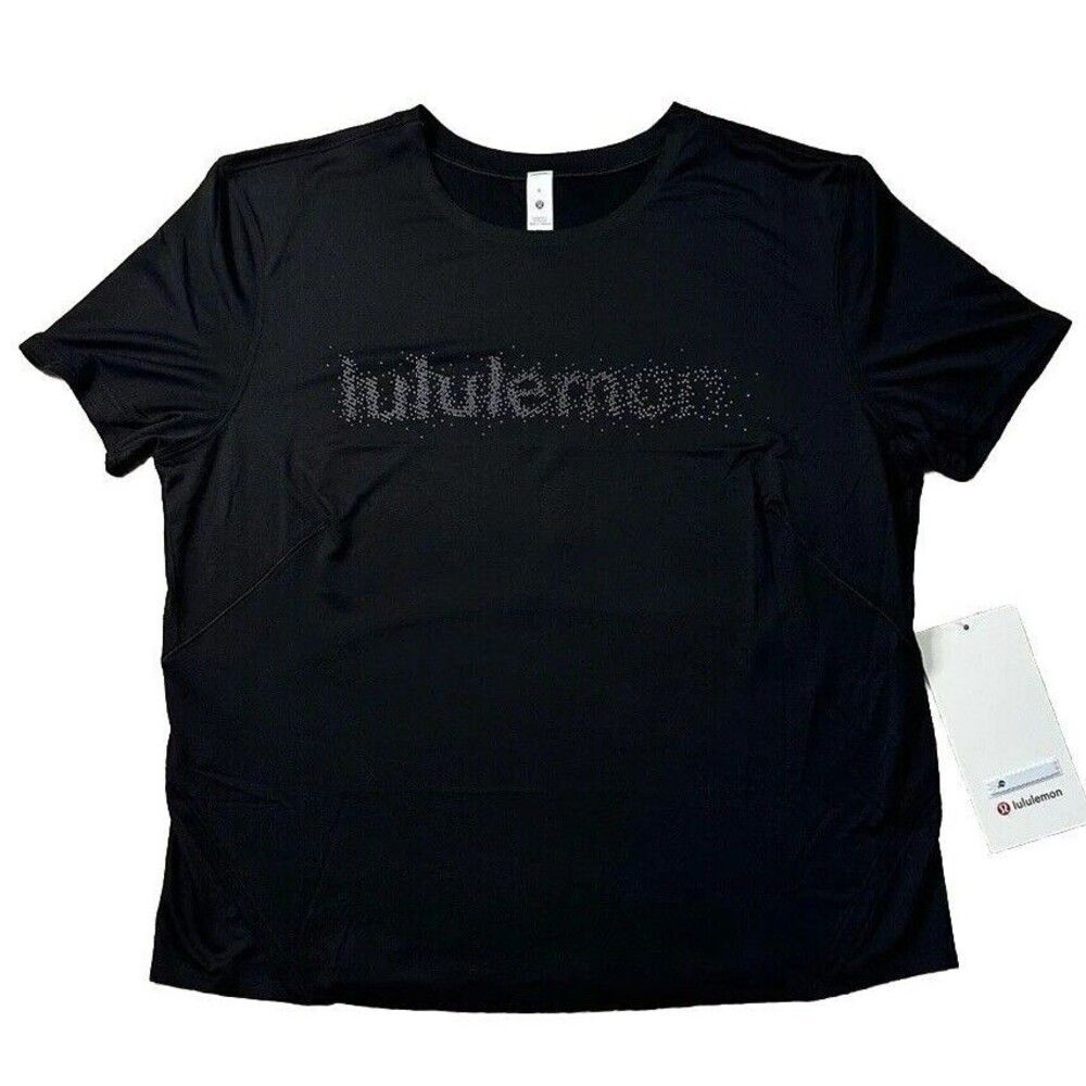 Lululemon Women’s Ultralight Reflective Running Shirt Size 6 NWT Black Rare